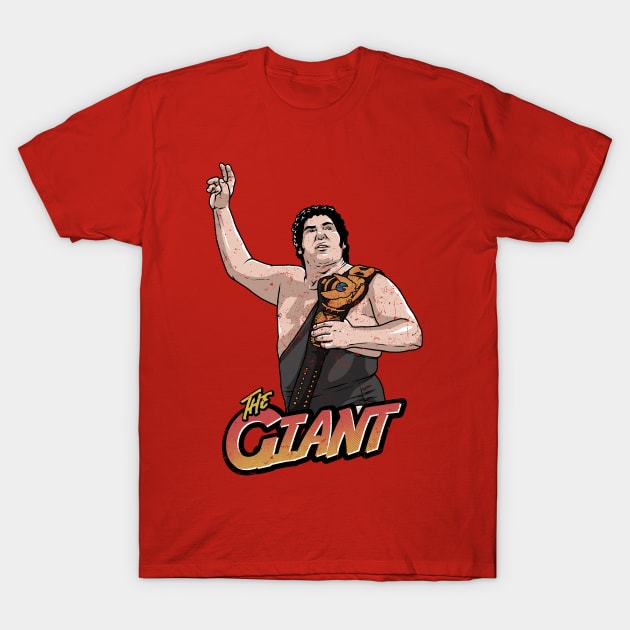 the giant champion crack plastisol T-Shirt by mas gondrong